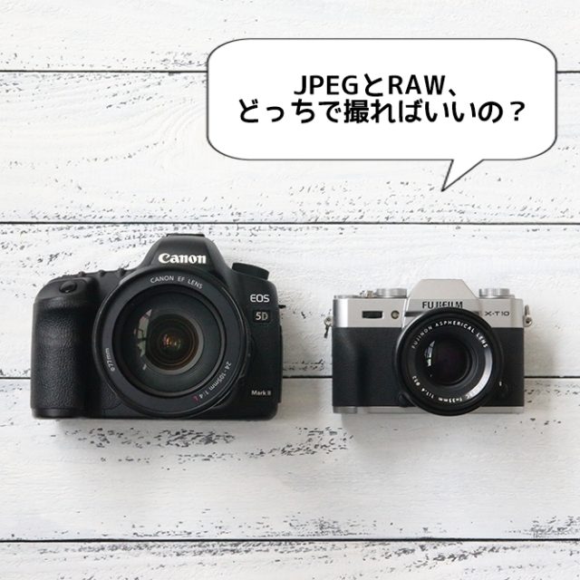 JPEGとRAWの違い メリットとデメリット